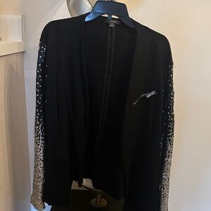 Black Sequin Women's Jacket
